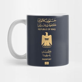 Iraq passport Mug